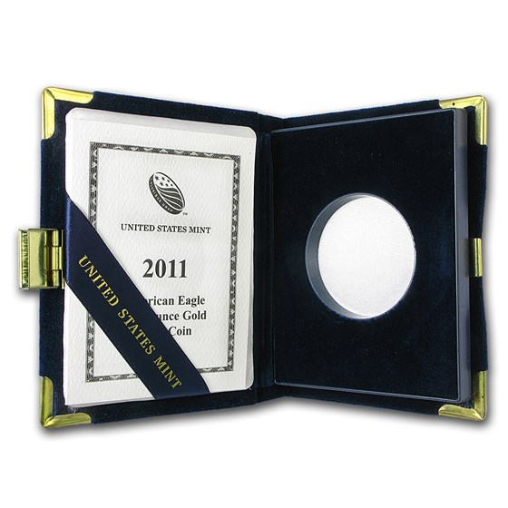 OGP Box & COA - 2011 (W) 1 oz Proof Gold American Eagle OGP Box & COA - 2011 (W) 1 oz Proof Gold American Eagle